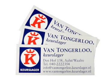 Aluminium stickers