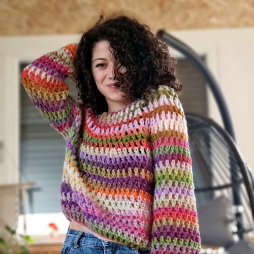 Suéter Cloud rápido e fácil: um padrão de crochê simples