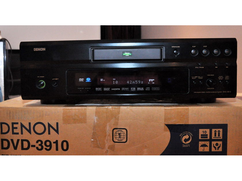Denon DVD-3910  DVD Player Plays CD, SACD & DVD-A W/remote(was $1500)