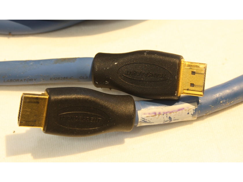 Transparent   High Performace HDMI cable, 3m.