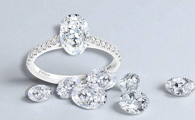 Shop oval diamond rings - Pobjoy Diamonds