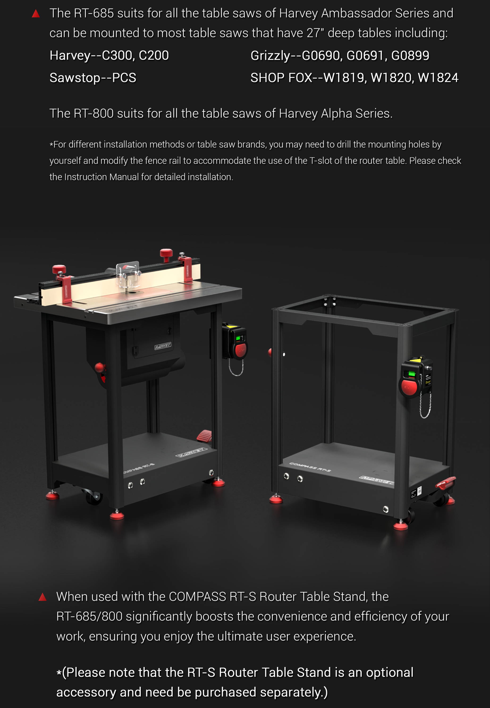 Auto router deals table