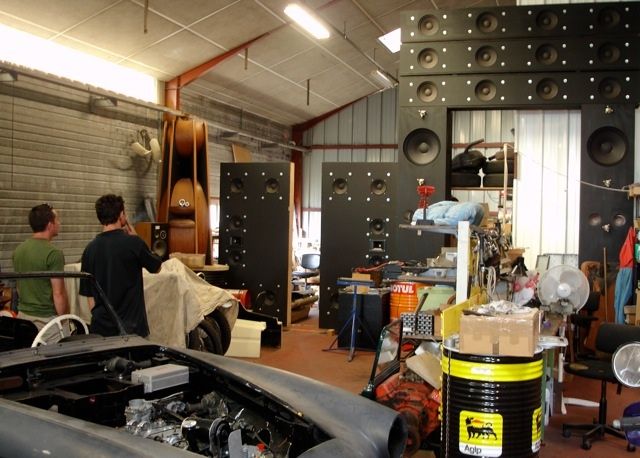 Our garage at Guethary in the BASQUE COUNTRY (2004)