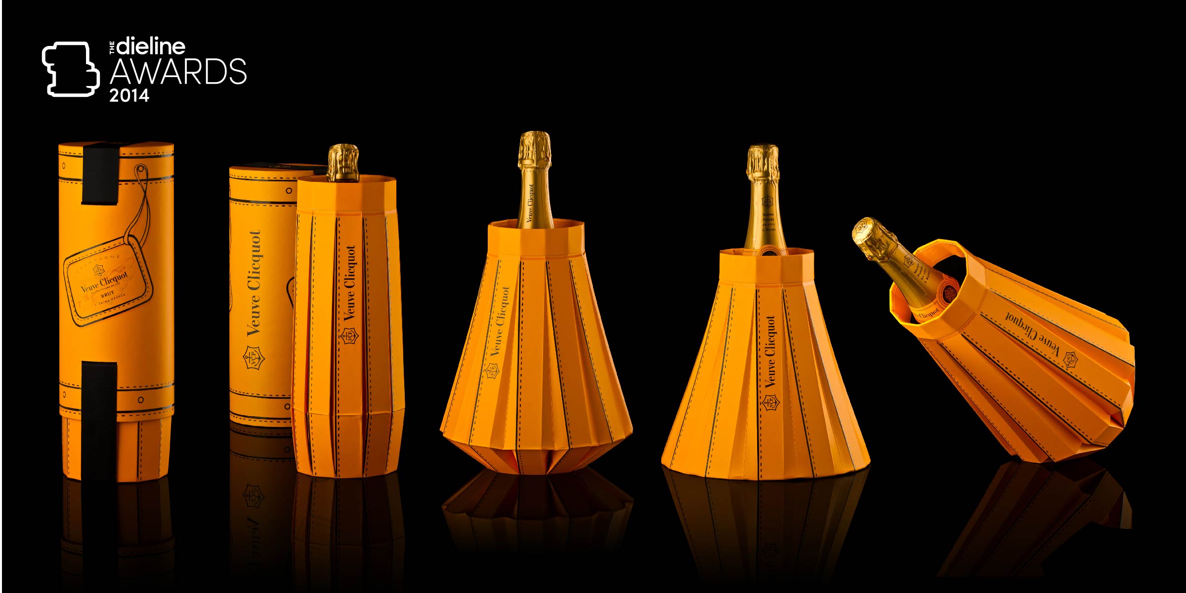 The Dieline Awards 2014: Wine & Champagne, 3rd Place – Fashionably Clicquot