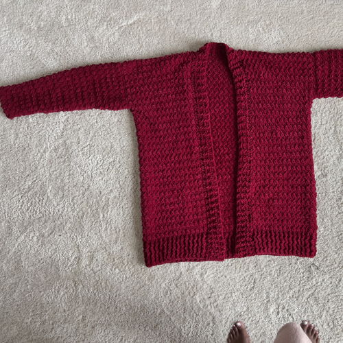 Crochet Easy Suzette Stitch Cardigan  Written Pattern