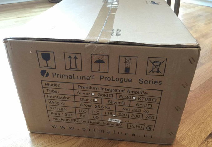 PrimaLuna Prologue Premium Integrated. Black. New, Neve...