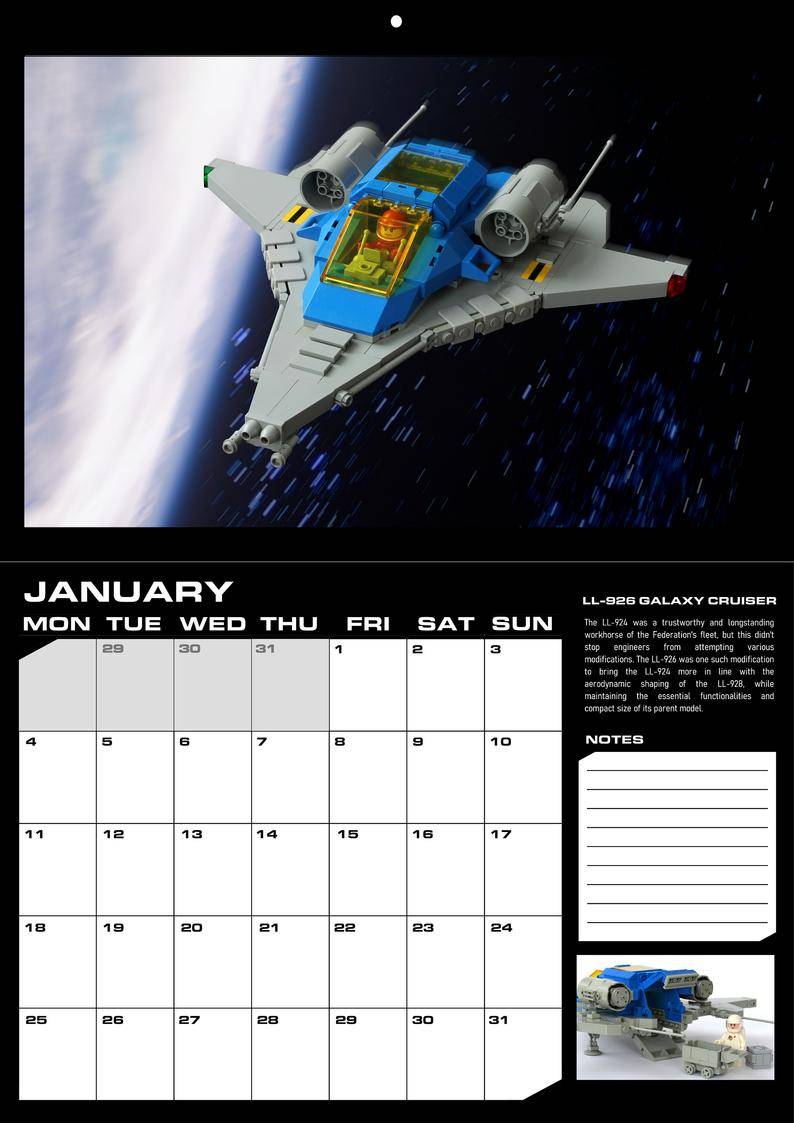 lego space calendar