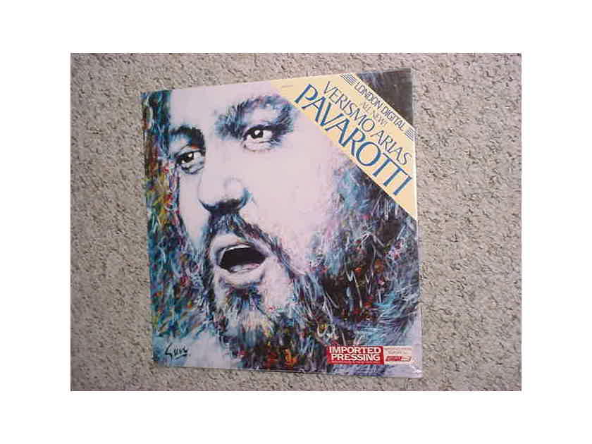 SEALED Pavarotti lp record - Verismo Arias  all new london digital LDR 10020