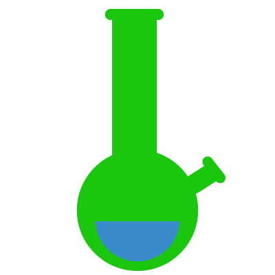 green bong vector graphic