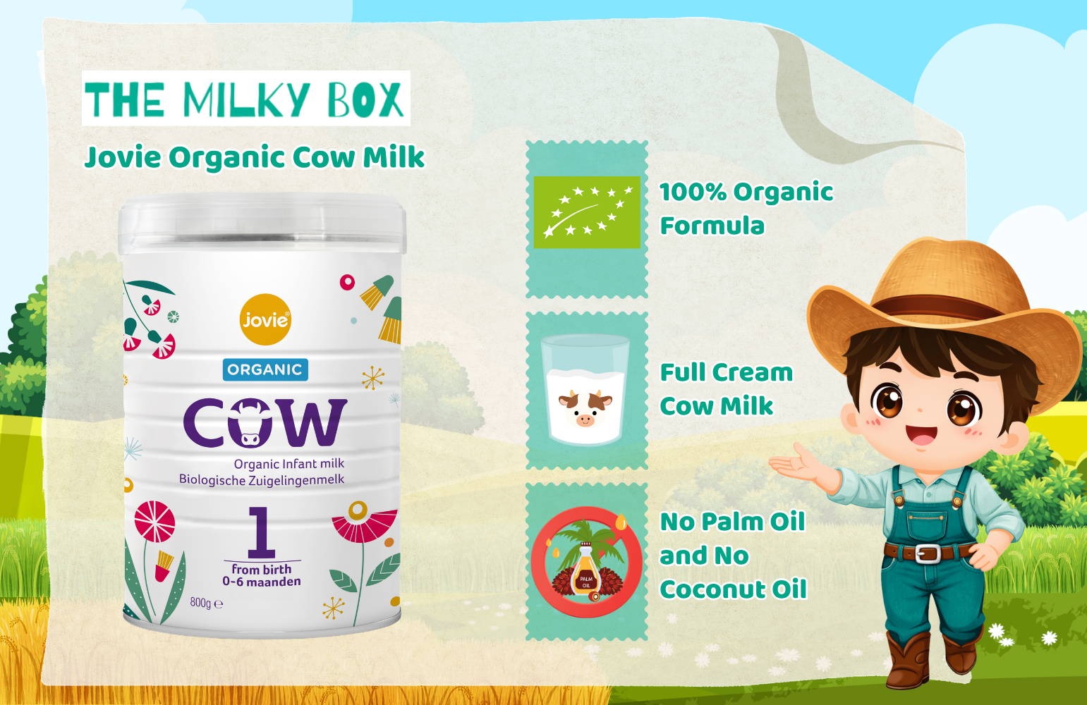 Jovie Cow's Milk Formula | The Milky Box