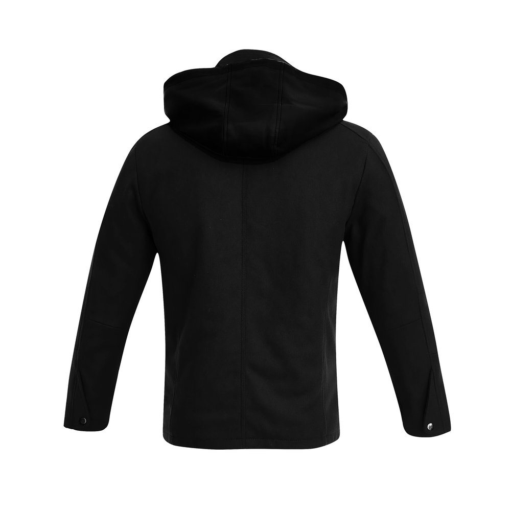 MELBOURNE - Black WOOL and CASHMERE - Image 4