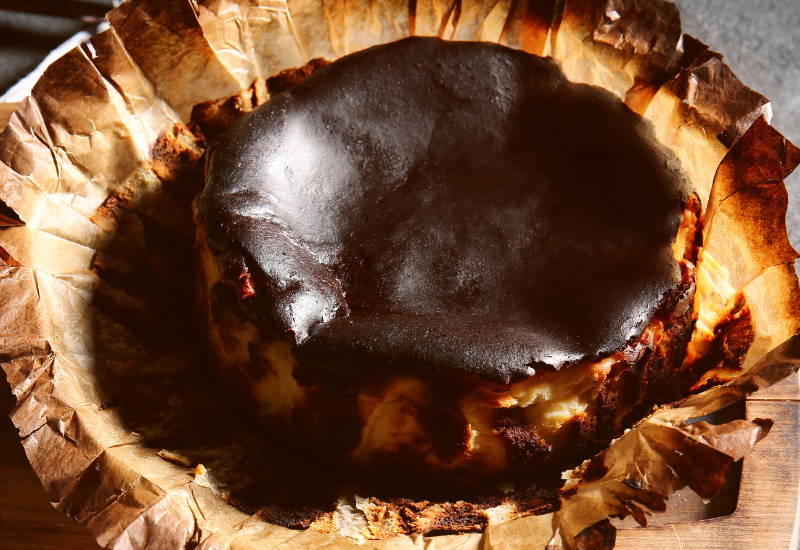 バスクチーズケーキ焼き加減