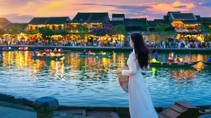 Hoi An is renowned for its traditional lantern festival, where the entire town is illuminated by vibrant lanterns, creating a mesmerizing and magical atmosphere