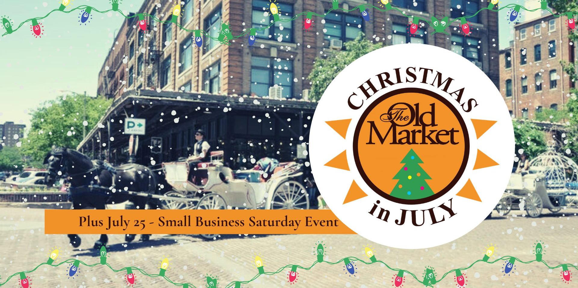 Old Market Christmas in July promotional image