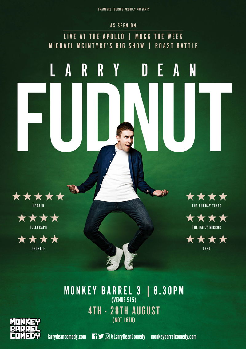 The poster for Larry Dean: Fudnut