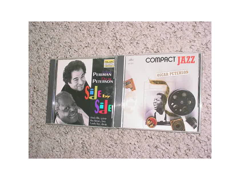 jazz Oscar Peterson 2 cd cd's - compact jazz W. Germany import & teldec digital Perlman Peterson