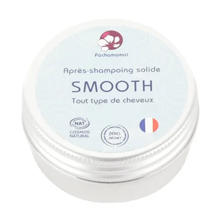 Smooth - Après-shampoing solide bio Format Voyage - Recharge 22 g