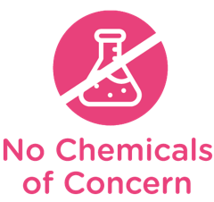 logo depicting no chemicals of concern