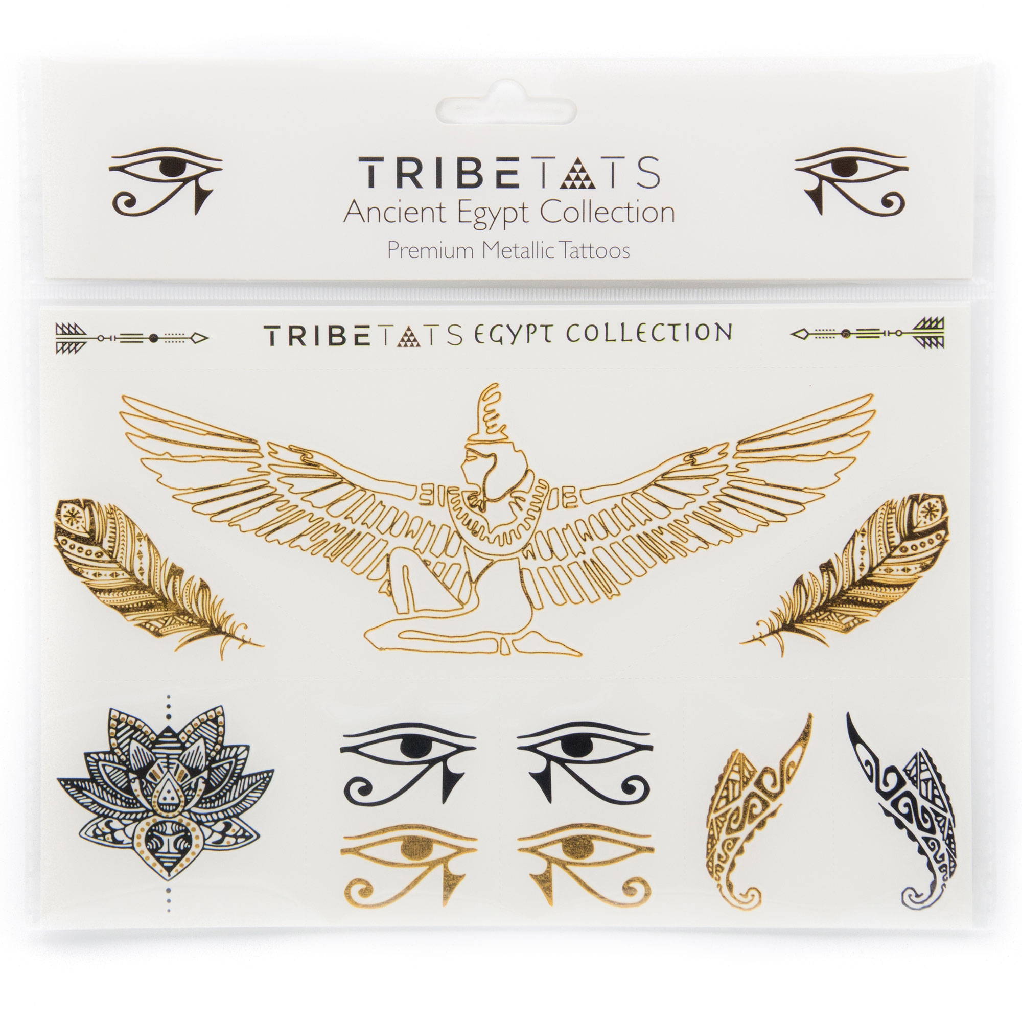 Ancient Egypt Collection | Metallic Temporary Tattoos | Rihanna-Inspired –  TribeTats