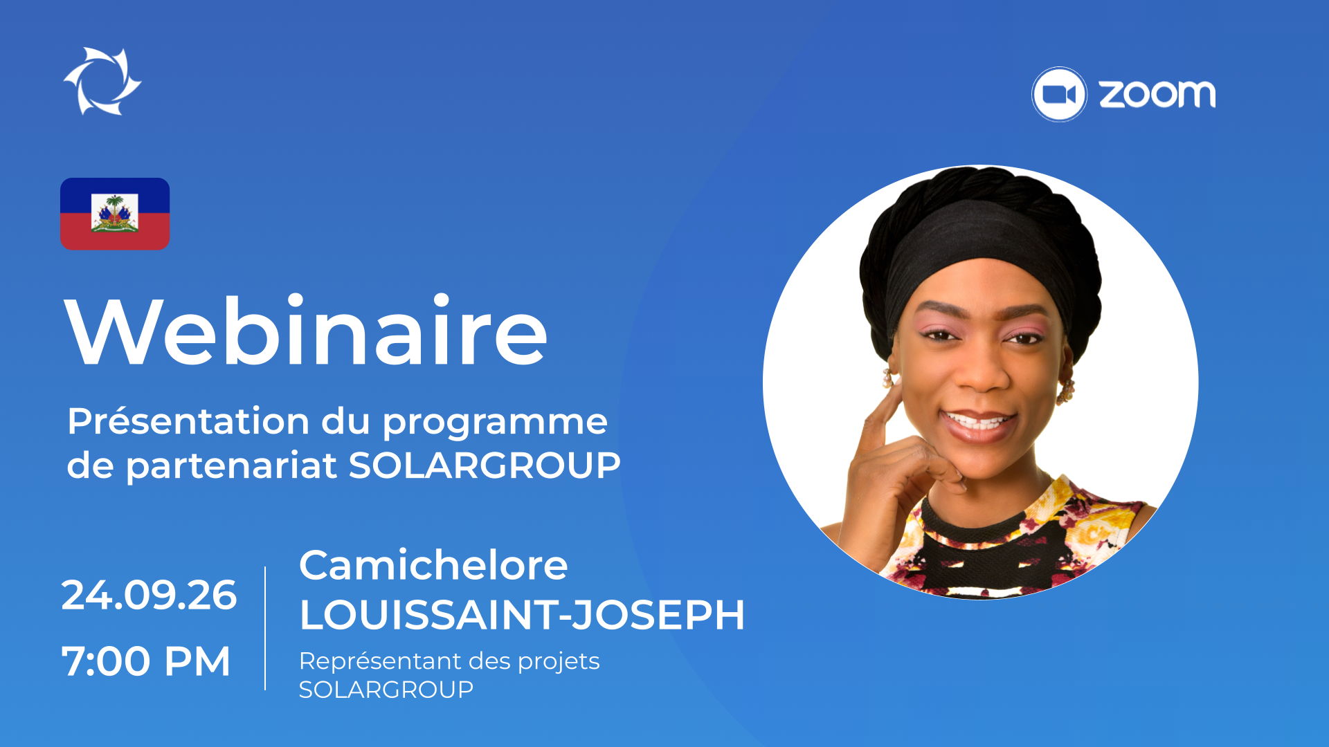 Haiti. Présentation du programme de partenariat SOLARGROUP du 24.09.2026