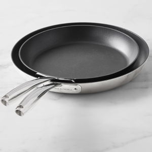 Williams Sonoma Stainless-Steel Nonstick French Skillet Fry Set, 10 1/4" & 12"