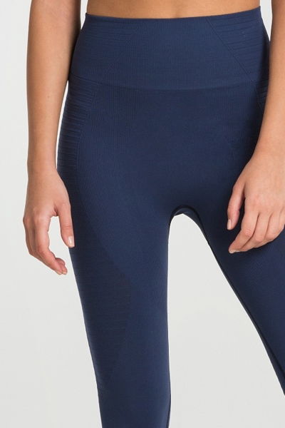 Jerf Womens Gela Navy Blue Seamless Active leggings - Image 6
