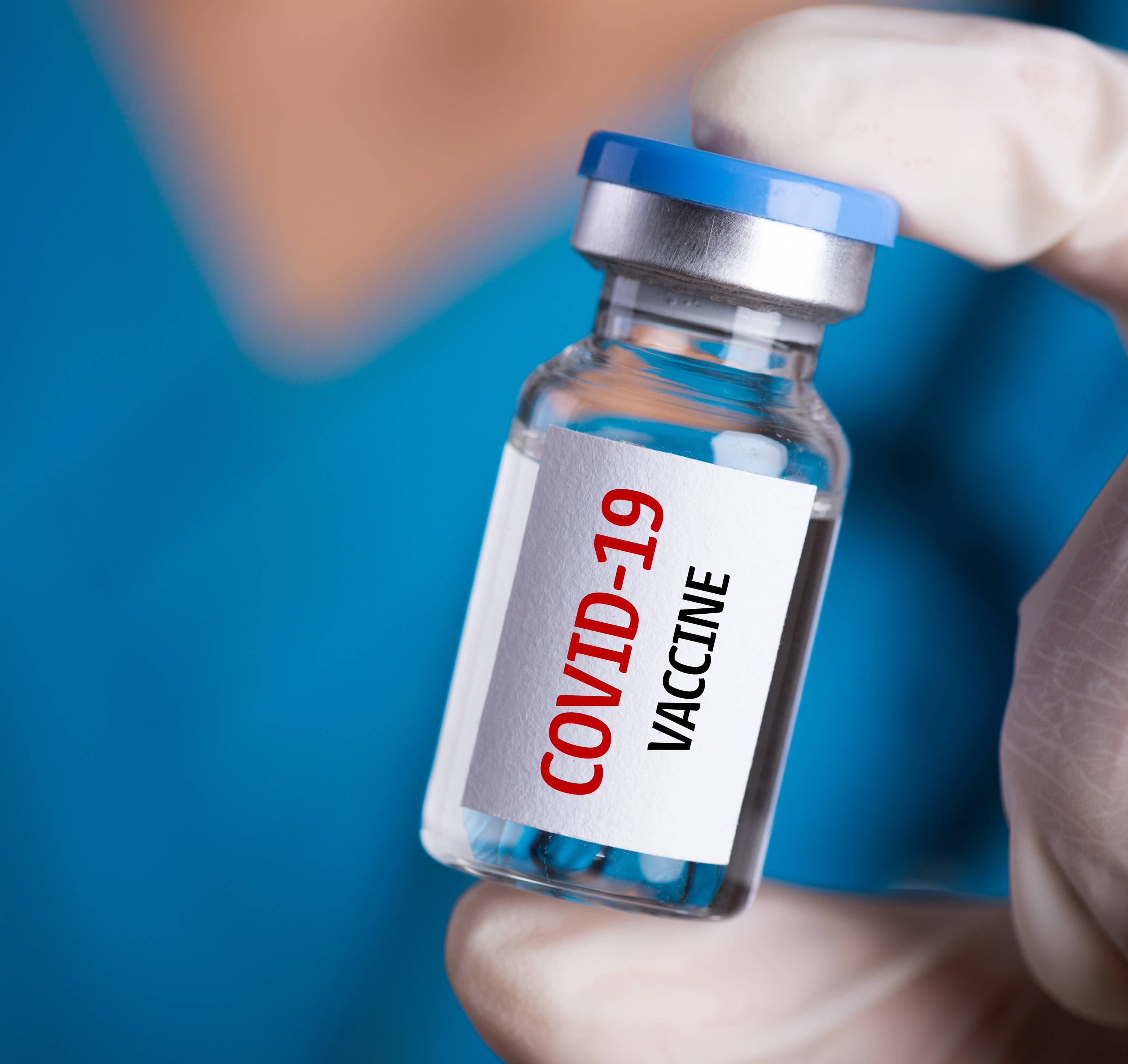 COVID-19 vaccine bottle