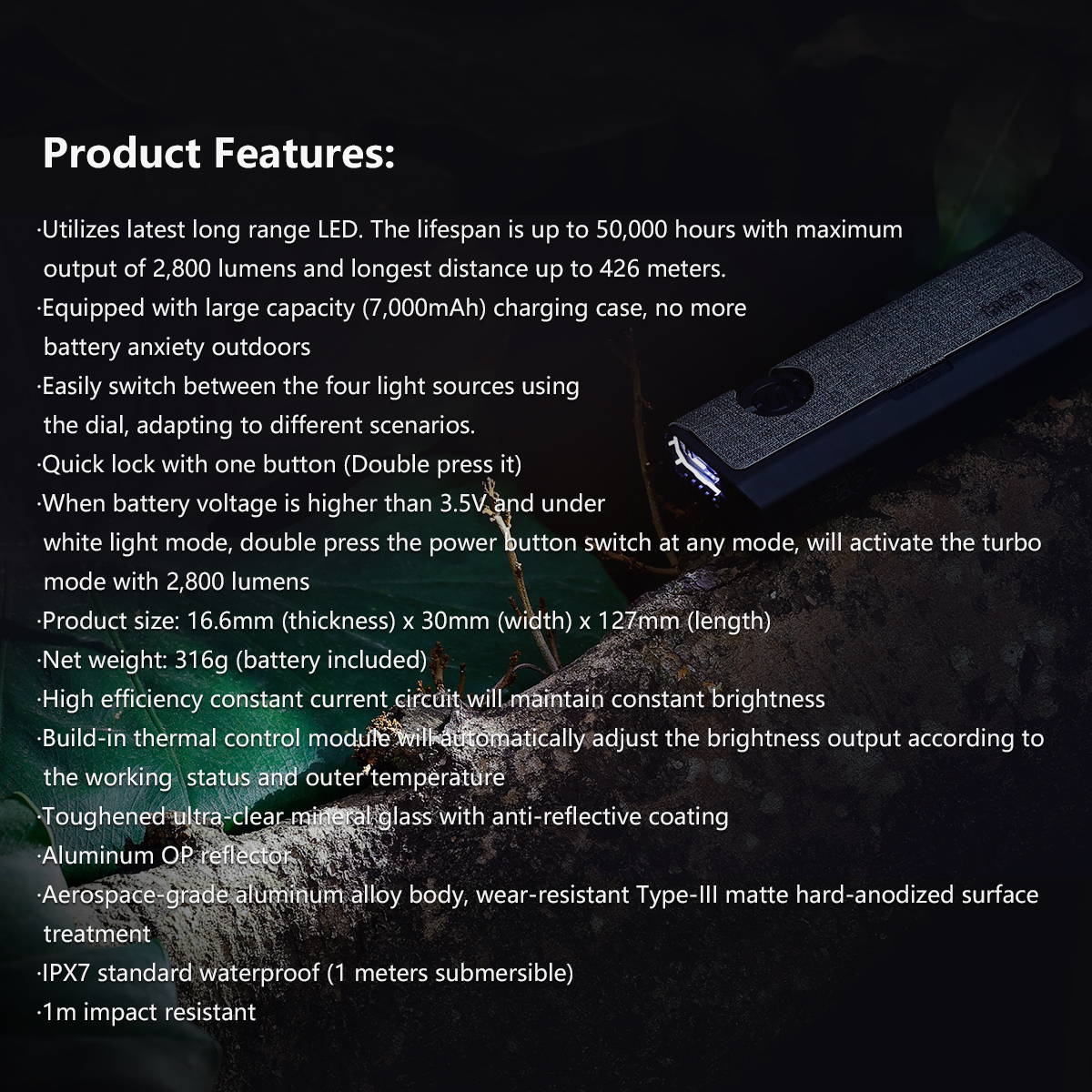 IMALENT GR35 4 in 1 EDC Flashlight