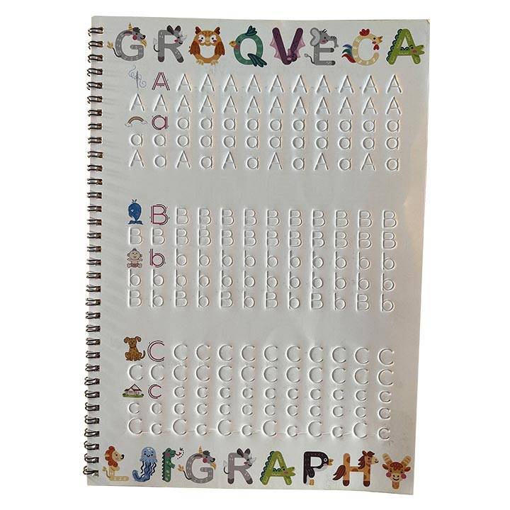 3 x Groove Calligraphy ™ - Manuali di calligrafia riutilizzabili con  scanalature (Italiano)