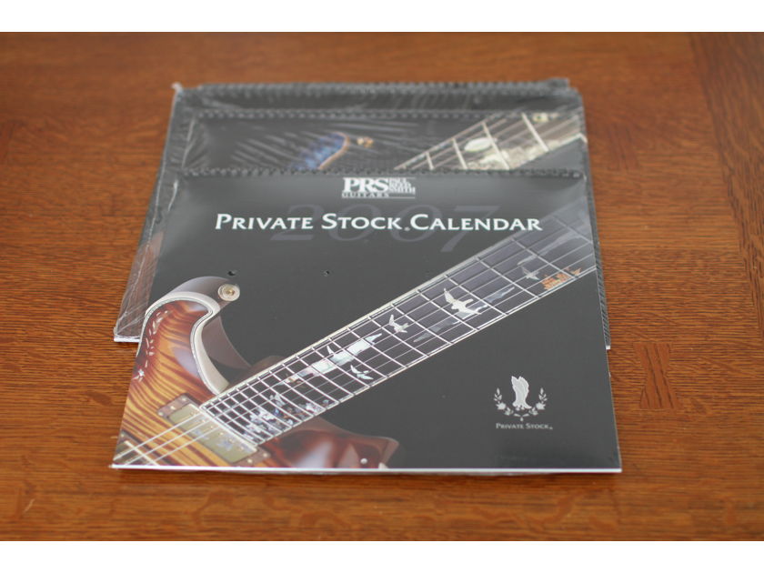 PRS Paul Reed Smith Calendar collection sealed 2005/7/8/9