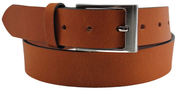 Quality Genuine Full Grain Leather Belt. Australian Seller. Colour: Tan. Style No: 45012. - Image 4