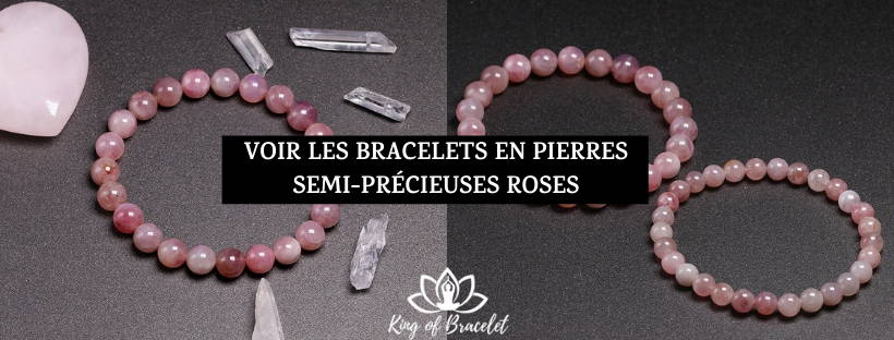 Bracelet Pierre Quartz Rose - King of Bracelet