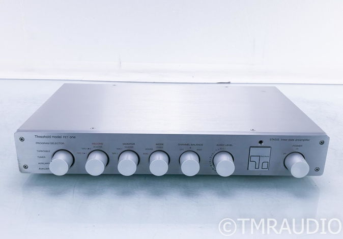 Threshold FET one Vintage Stereo Preamplifier; FET-1; M...