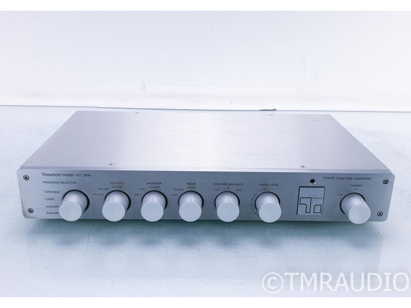 Threshold FET one Vintage Stereo Preamplifier; FET-1; MM / MC (16430)