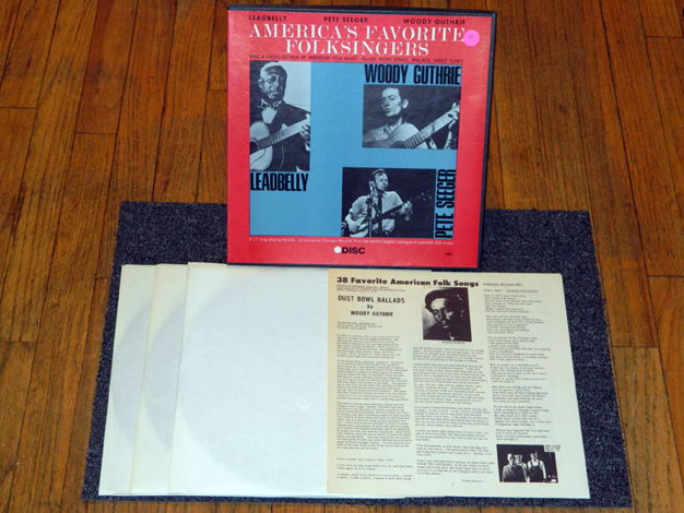 Lead Belly Pete Seeger Woody Guthrie - America's Favori...