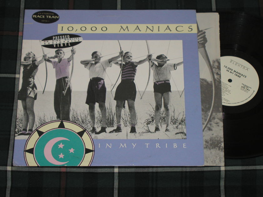 10,000 Maniacs "In My Tribe"  - Elektra/Asylum 60738-1 White Label Promo *TAS Super LP*