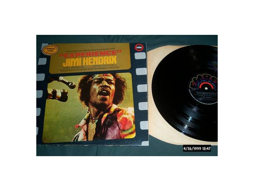 Jimi Hendrix - UK LP soundtrack to the film experience nm