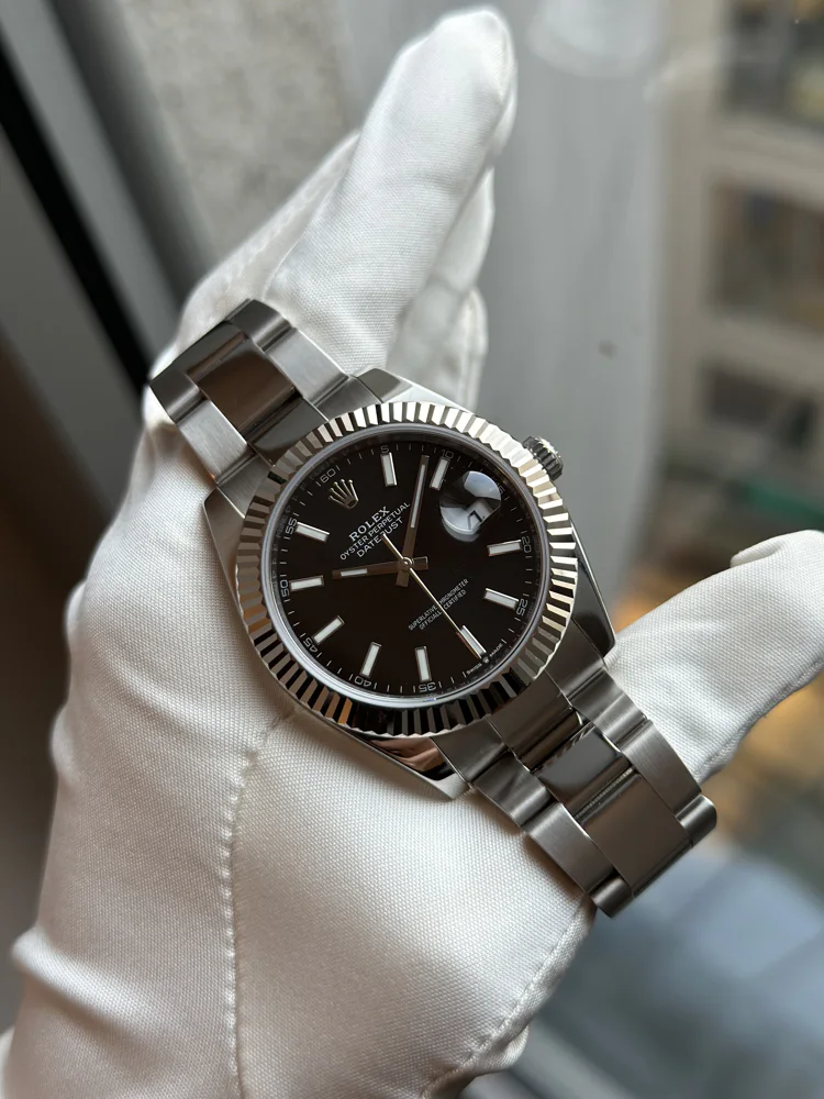 Steel Black Dial Oyster bracelet , image 1