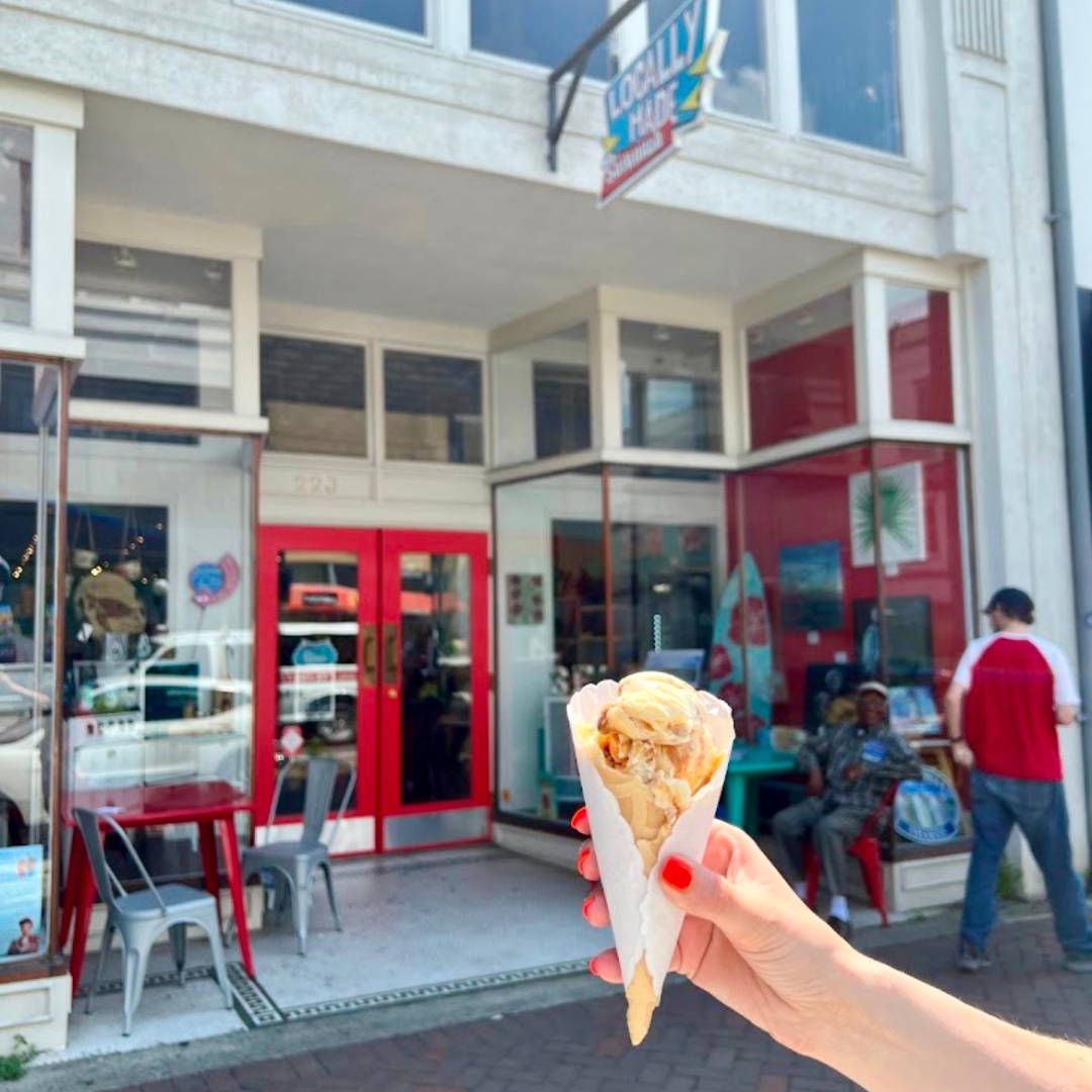 ice cream shop in savannah