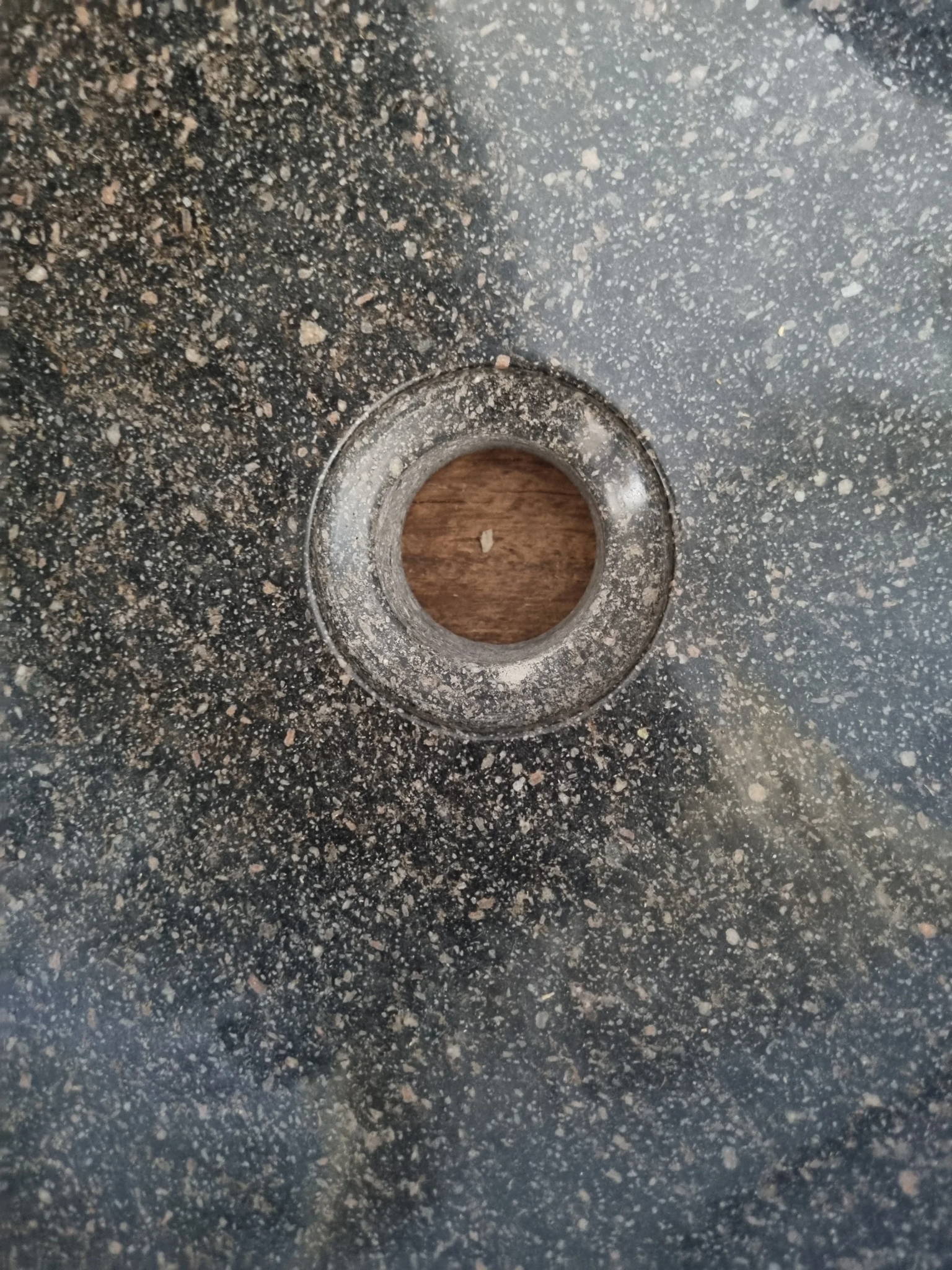 Handmade Natural Oval River Stone Bathroom Basin - Image 5