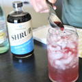 shrub farm cocktail blueberry syrup