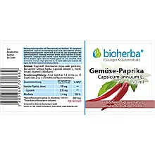 Gemüse - Paprika, Capsicum annuum L., Tropfen, Tinktur 50 ml