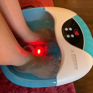 Spa pour Pieds, Bain Pieds Chauffant et Massant, Bain de Pieds Maison Bulles