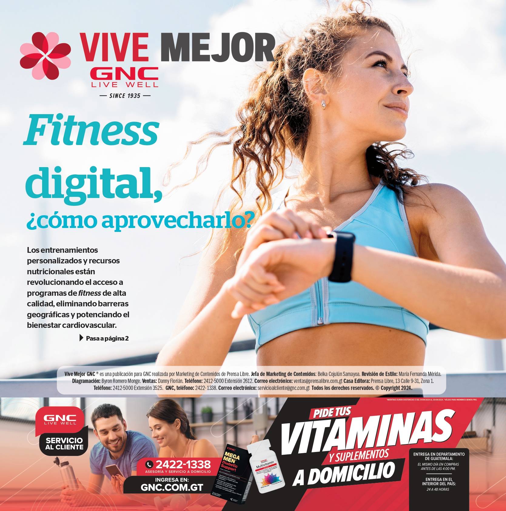 Suplemento sobre fitness digital
