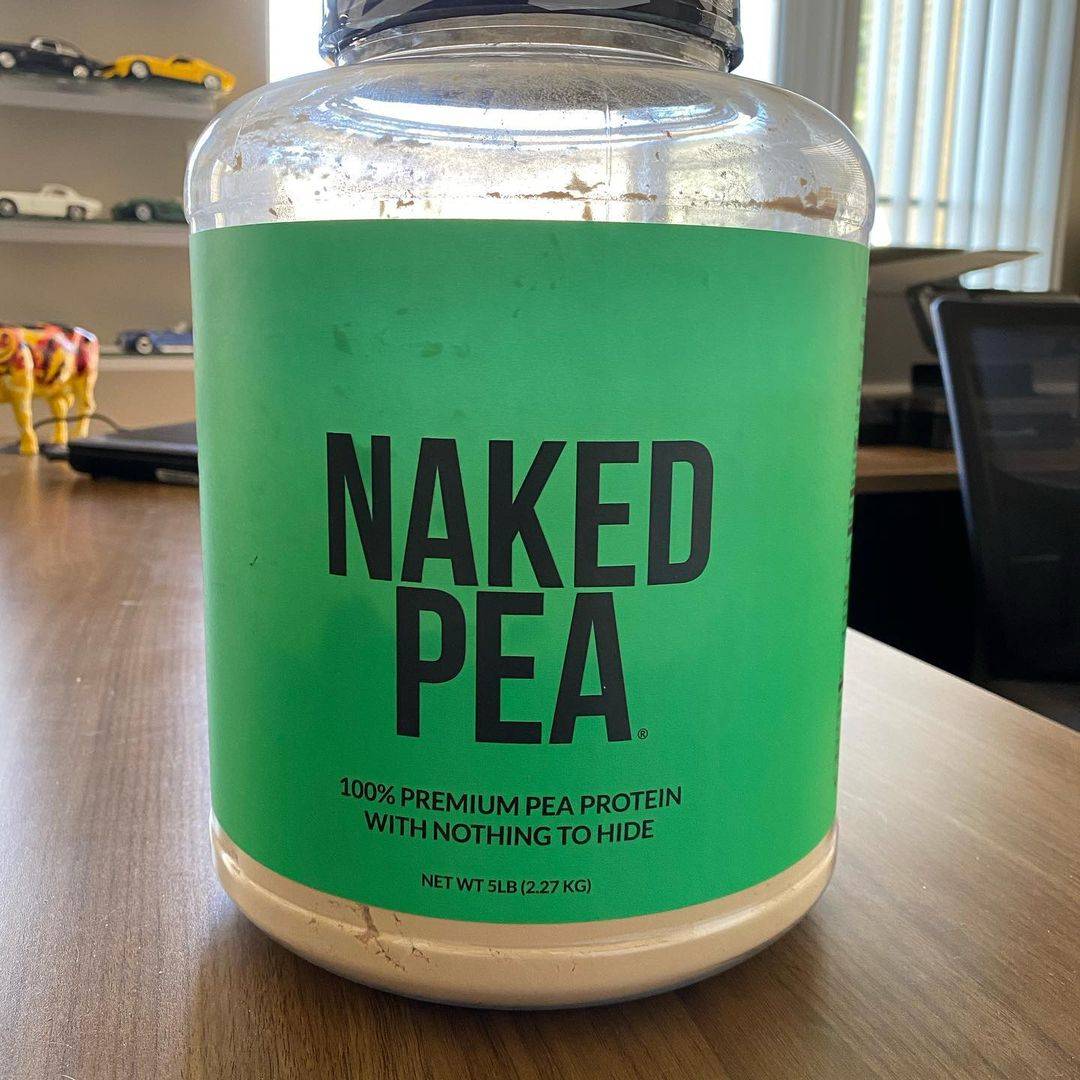 naked pea protein on table
