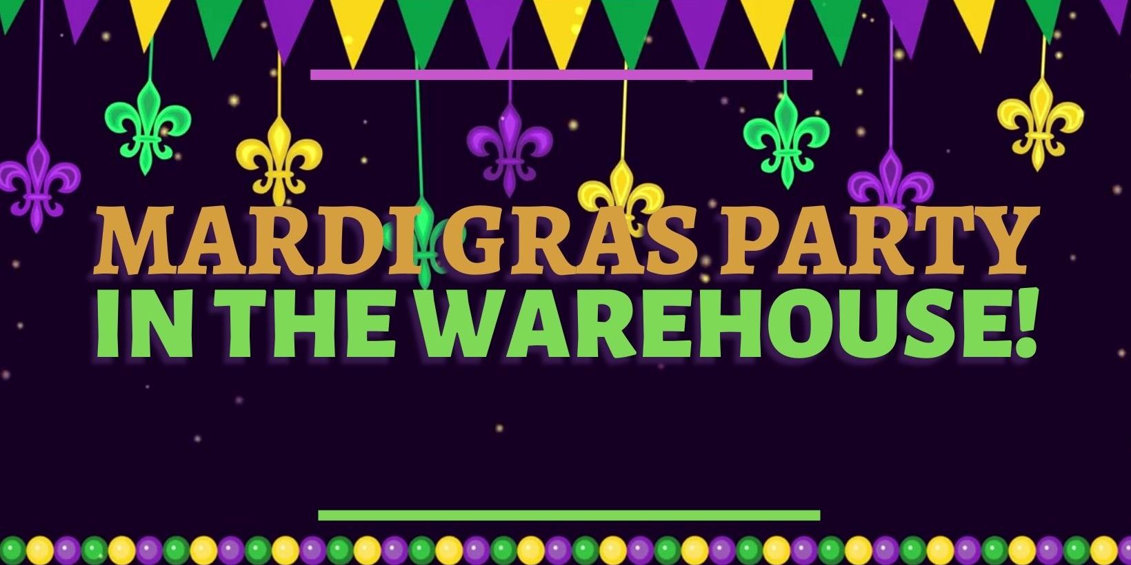 Mardi Gras Party In the Warehouse! promotional image