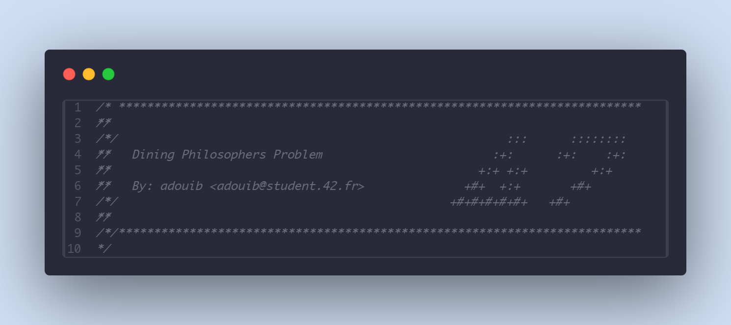 Dining Philosophers Problem