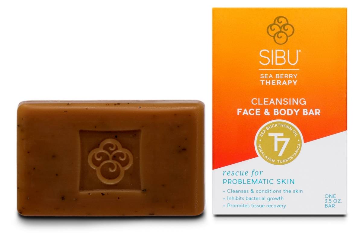 sea buckthorn cleansing face & body bar