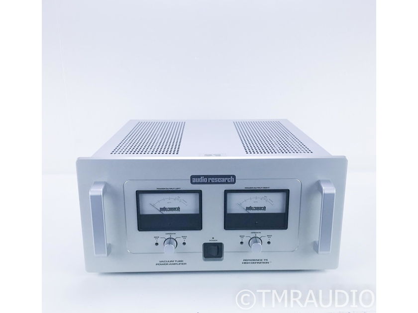 Audio Research Reference 75 SE Stereo Tube Power Amplifier; REF 75SE (16655)