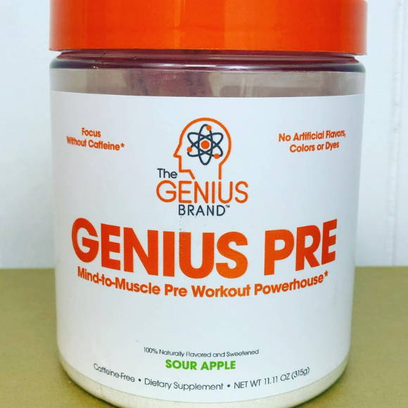 customer show Genius Pre Workout Powder